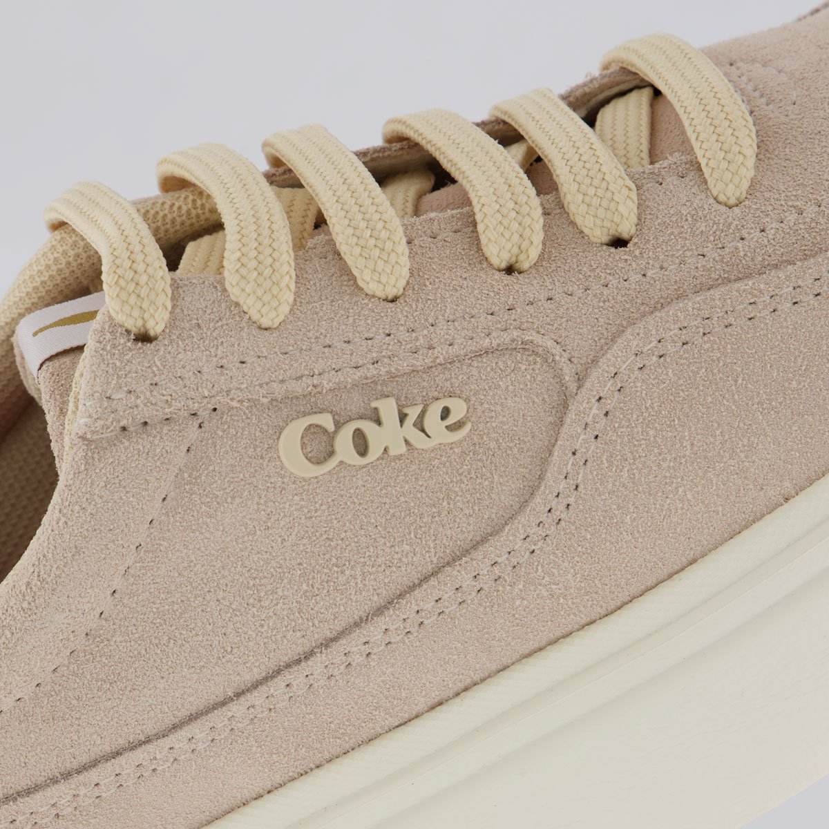 Tênis Coca Cola Rover Feminino Off White Nude 7