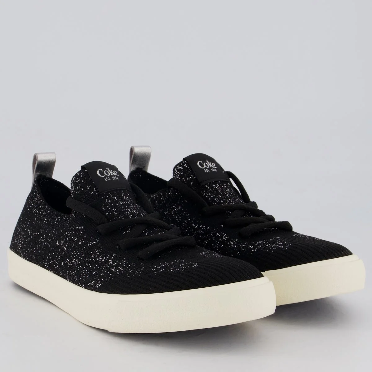 Tênis Coca Cola Stellar knit Feminino Preto Preto 2