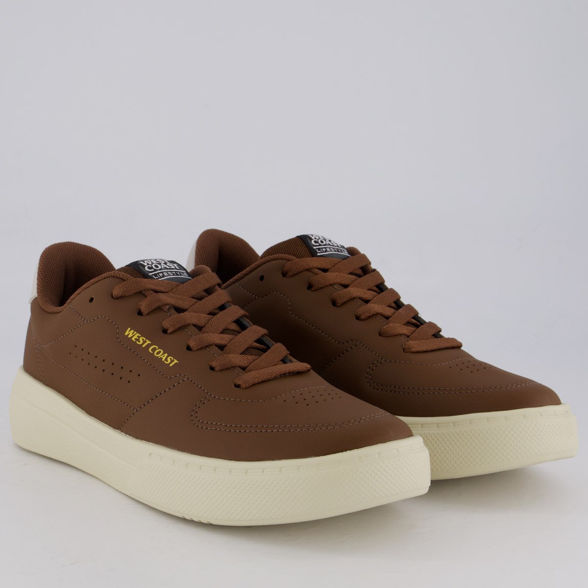 Tênis West Coast Cordoba Marrom e Branco Marrom/Branco 2