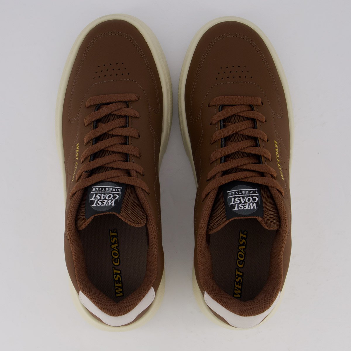 Tênis West Coast Cordoba Marrom e Branco Marrom/Branco 4