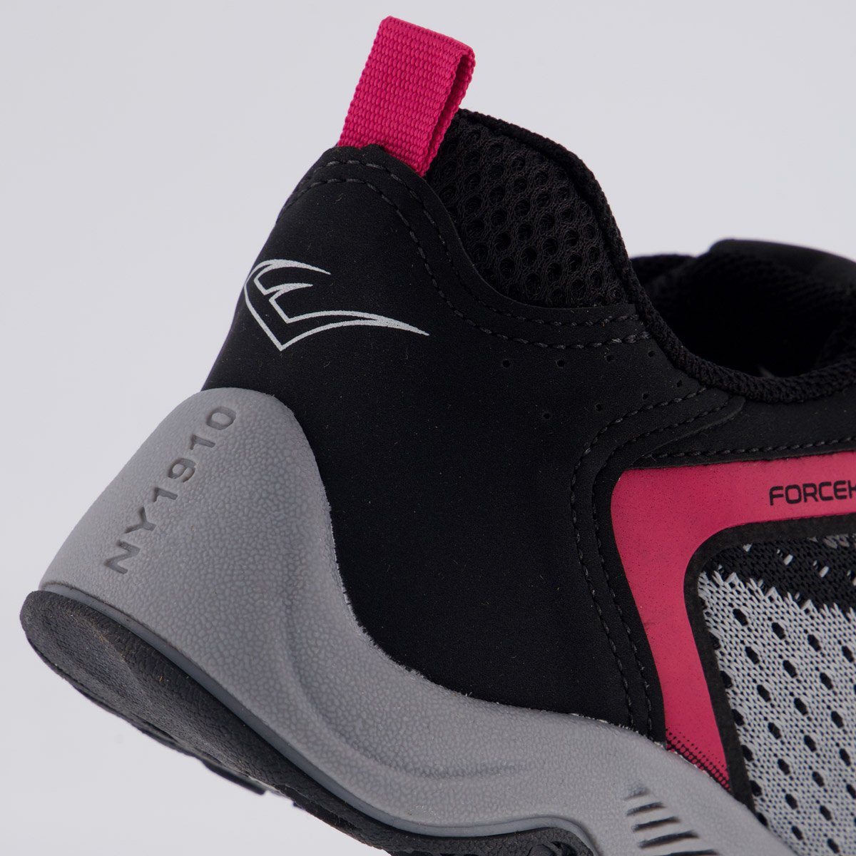 Tênis Everlast Forceknit 6 Low Feminino Preto e Rosa Preto/Pink 6