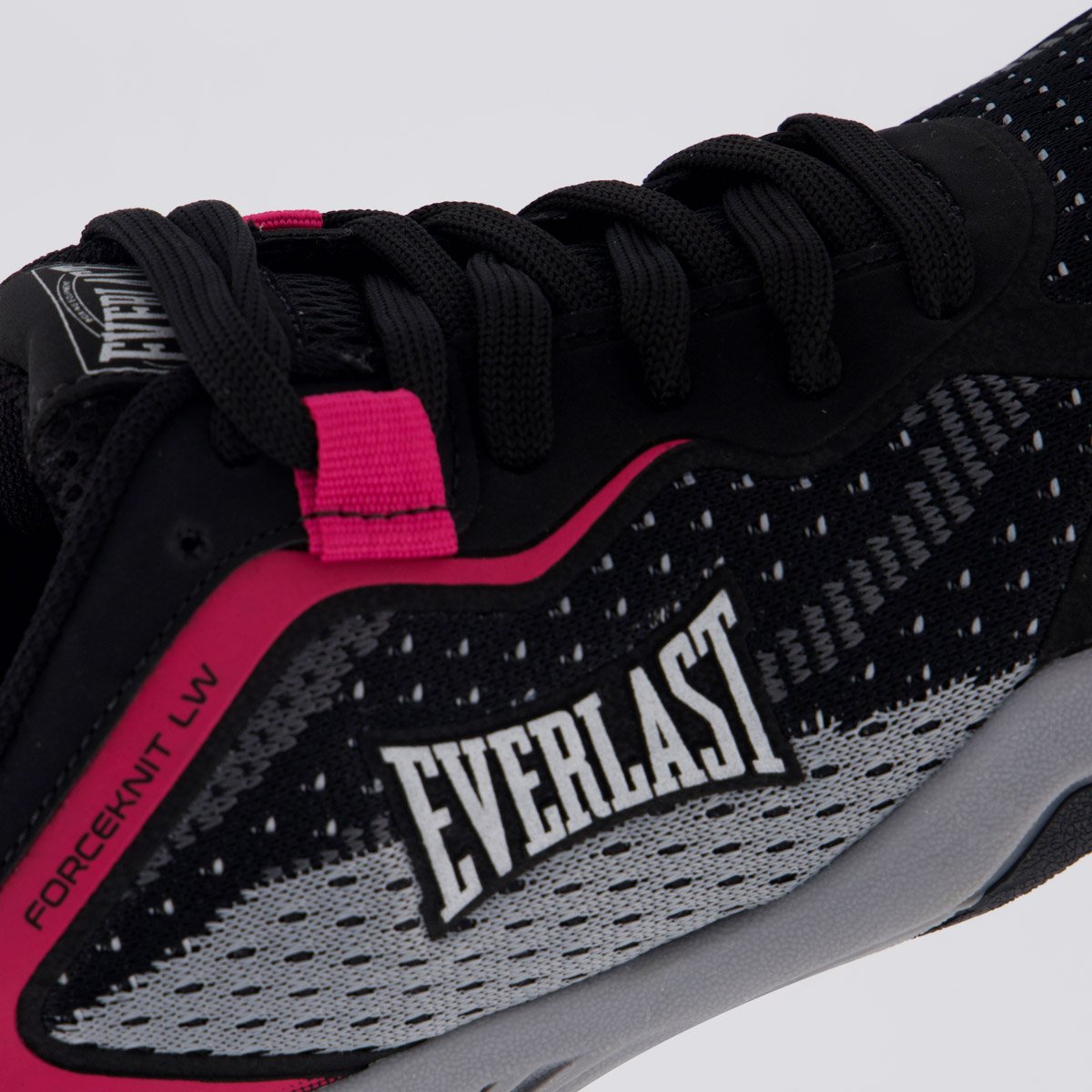 Tênis Everlast Forceknit 6 Low Feminino Preto e Rosa Preto/Pink 7