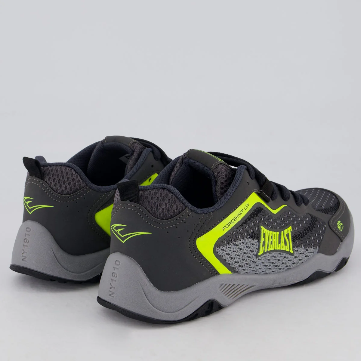 Tênis Everlast Forceknit 6 Low Cinza e Amarelo Cinza/Amarelo 3