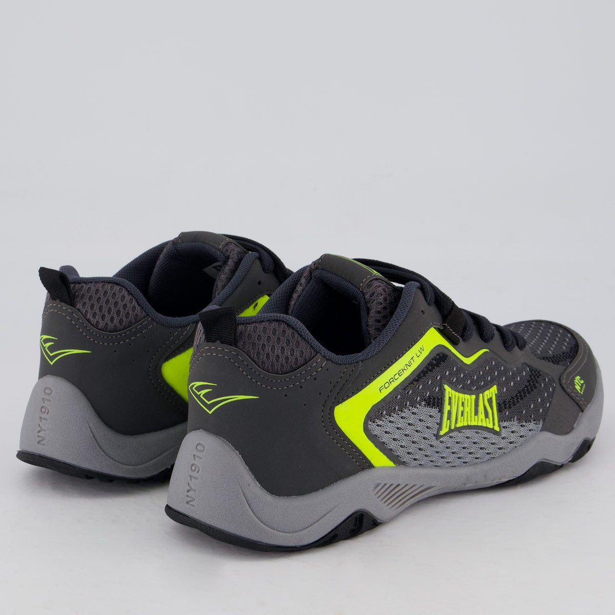 Tênis Everlast Forceknit 6 Low Cinza e Amarelo Cinza/Amarelo 3