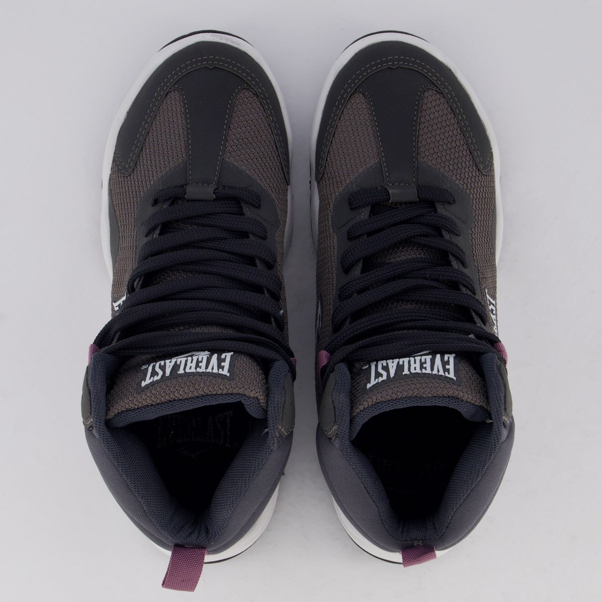 Tênis Everlast Strike 4 Feminino Cinza e Branco Cinza/Lilás 4