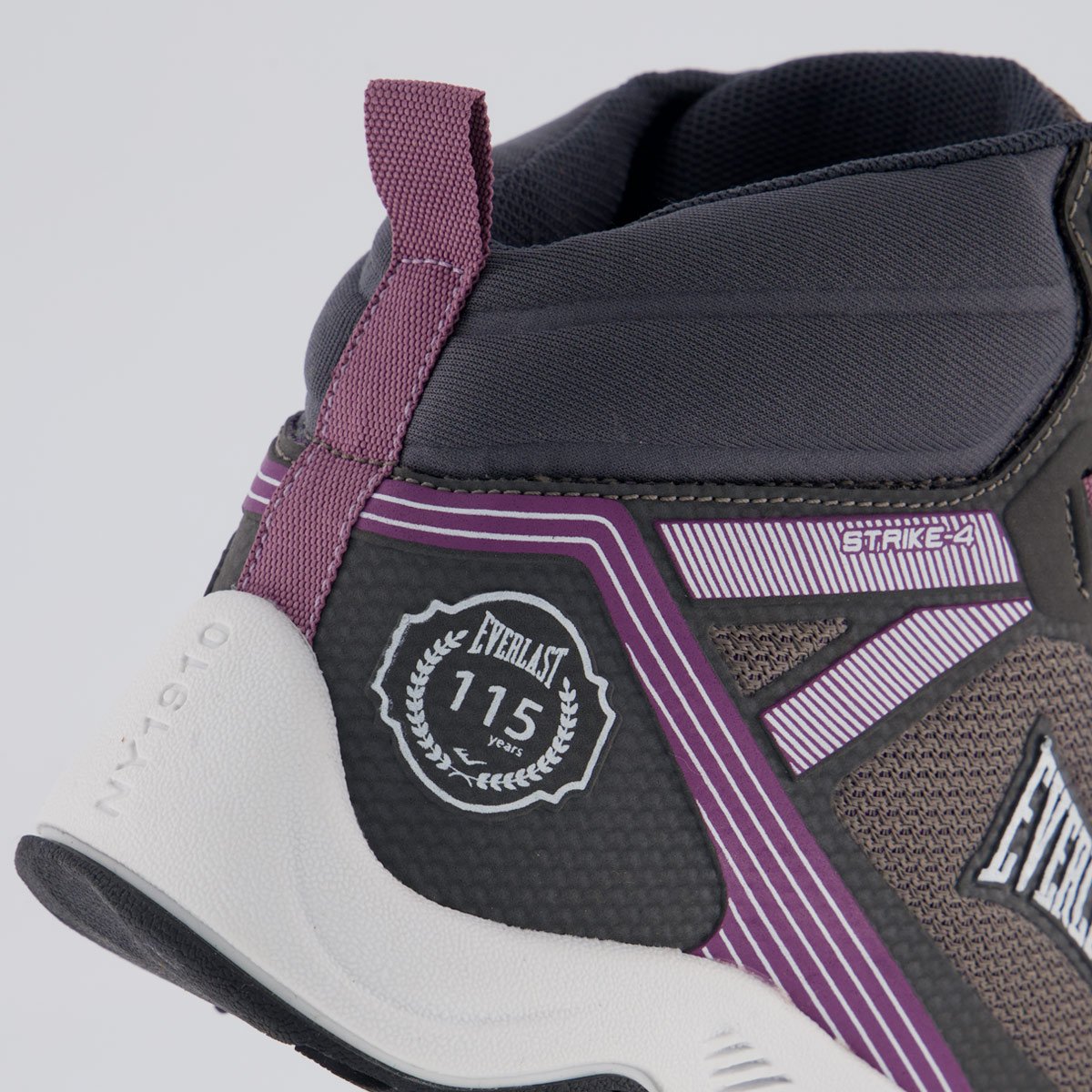 Tênis Everlast Strike 4 Feminino Cinza e Branco Cinza/Lilás 6