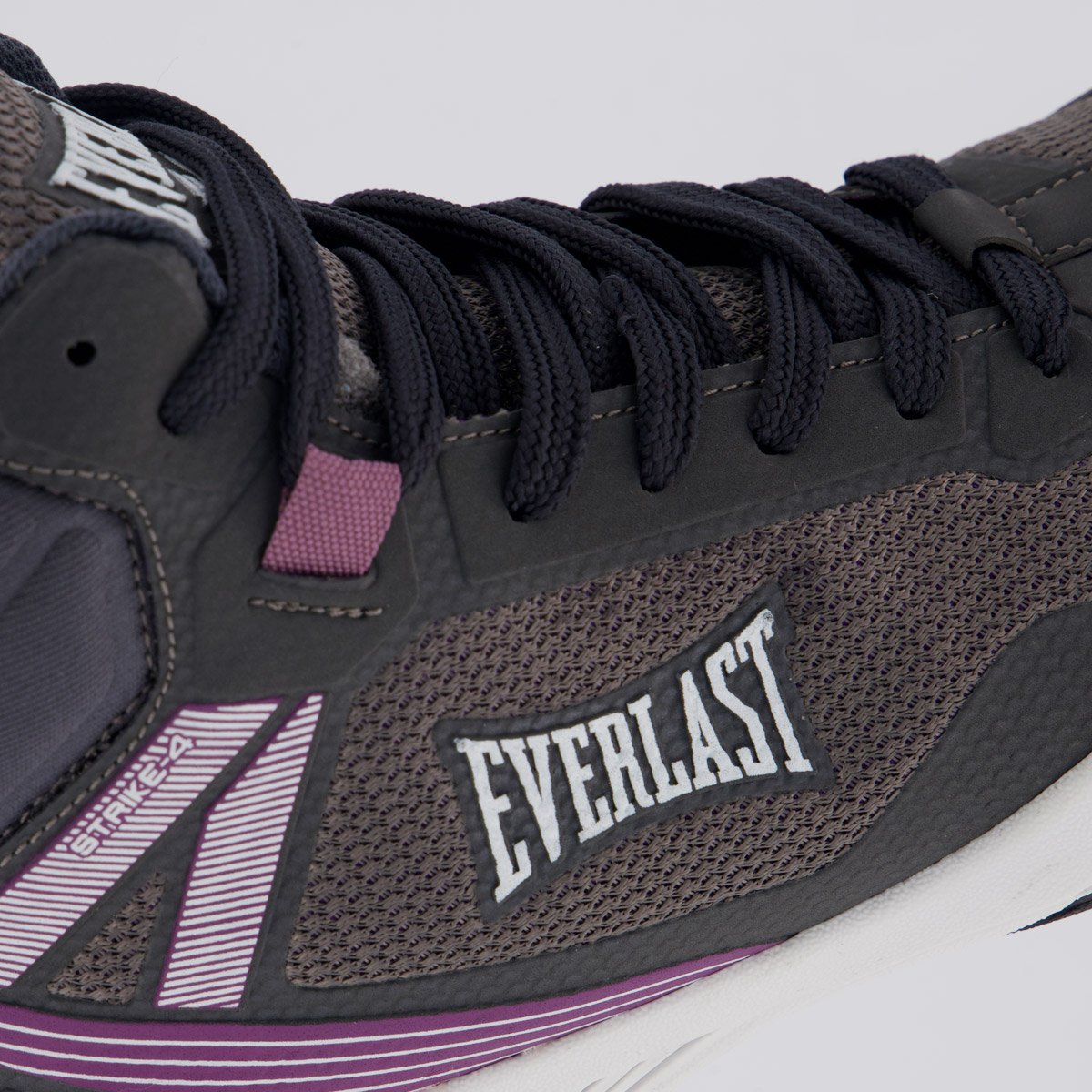 Tênis Everlast Strike 4 Feminino Cinza e Branco Cinza/Lilás 7