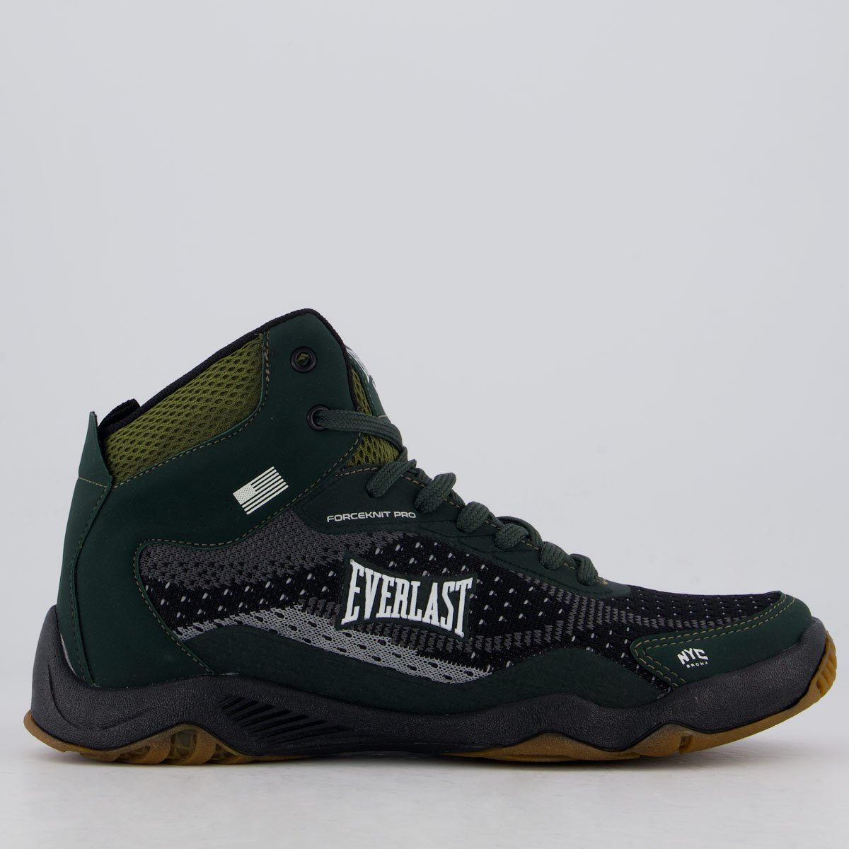 Tênis Everlast Forceknit Pro Verde e Preto