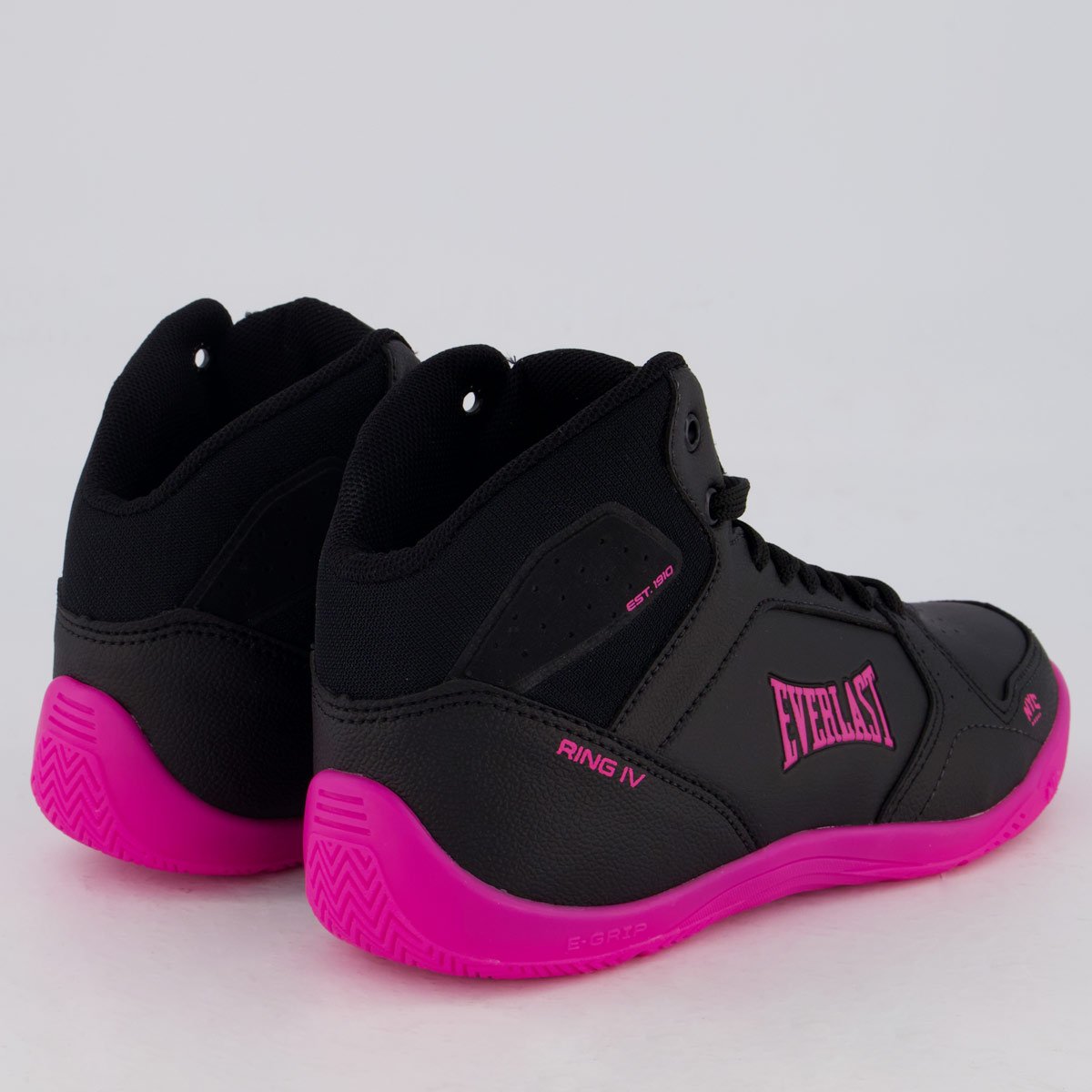 Tênis Everlast Ring 3 Feminino Preto e Rosa Preto/Pink 3