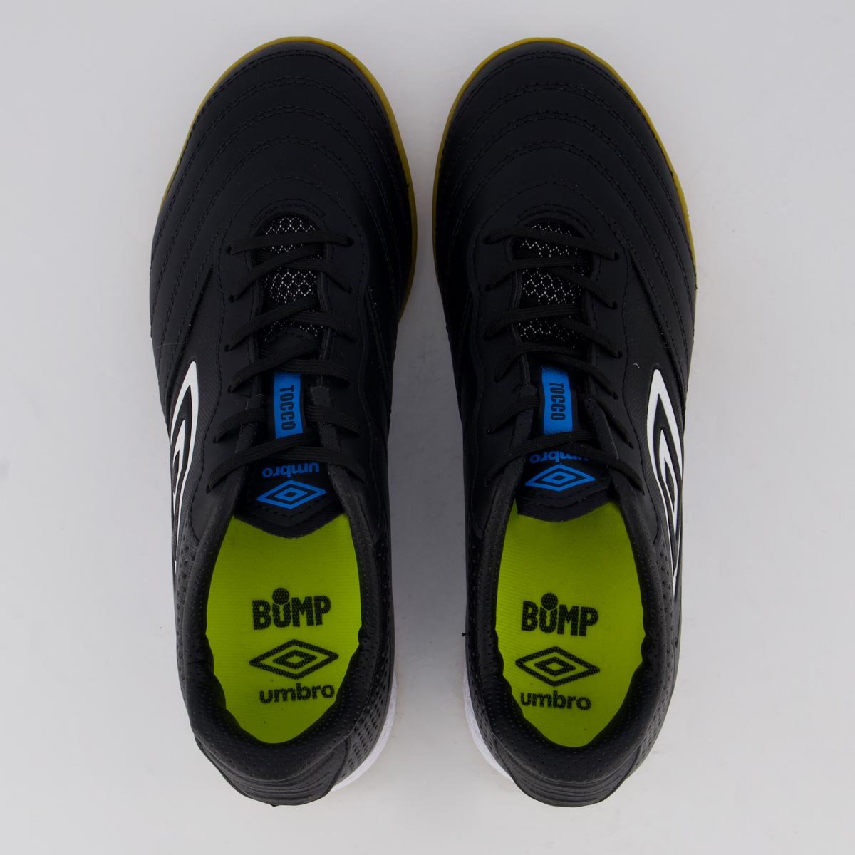Chuteira Umbro Tocco III Premier Futsal Preta e Branca Preto/Branco 8