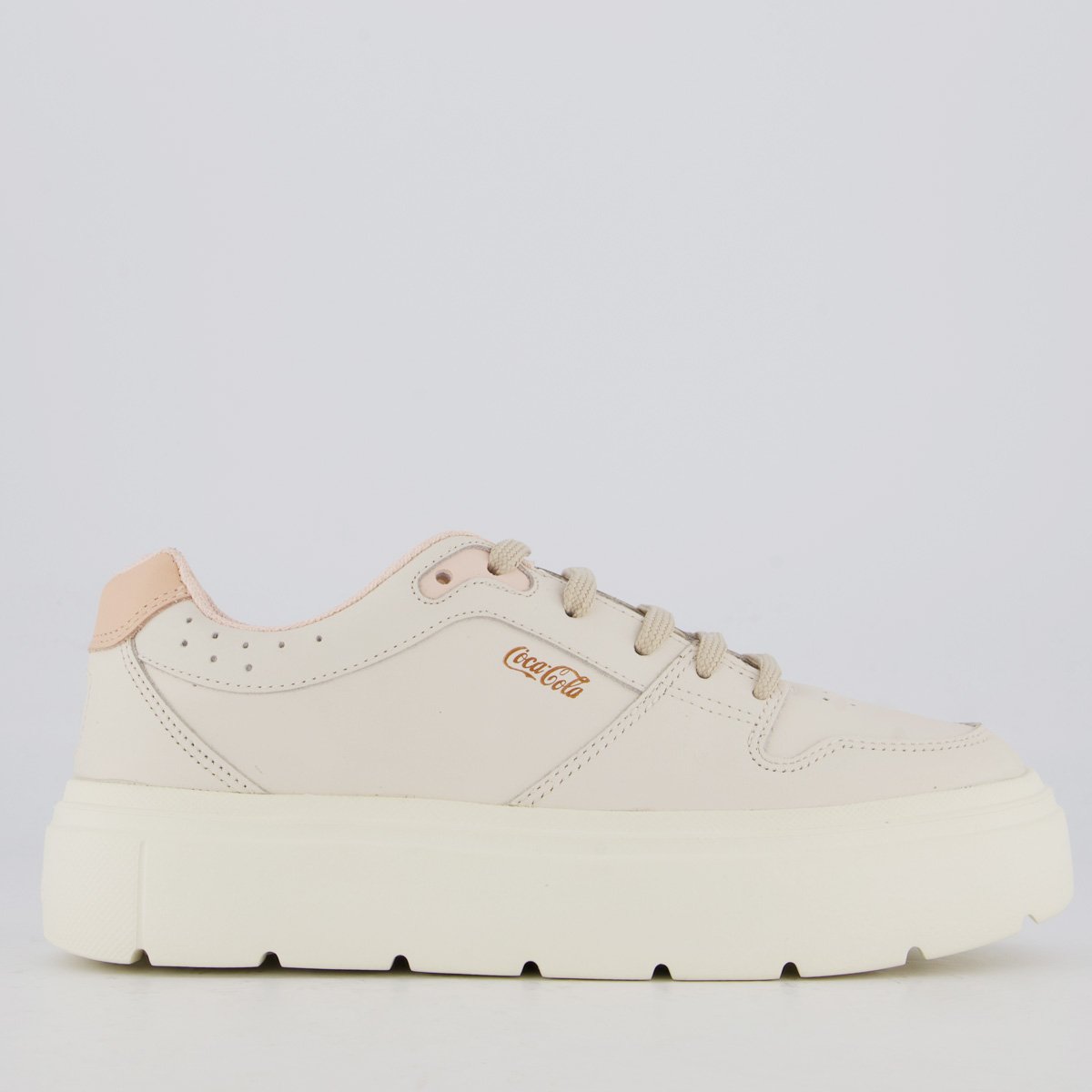 Tênis Coca Cola Harmony Feminino Off White