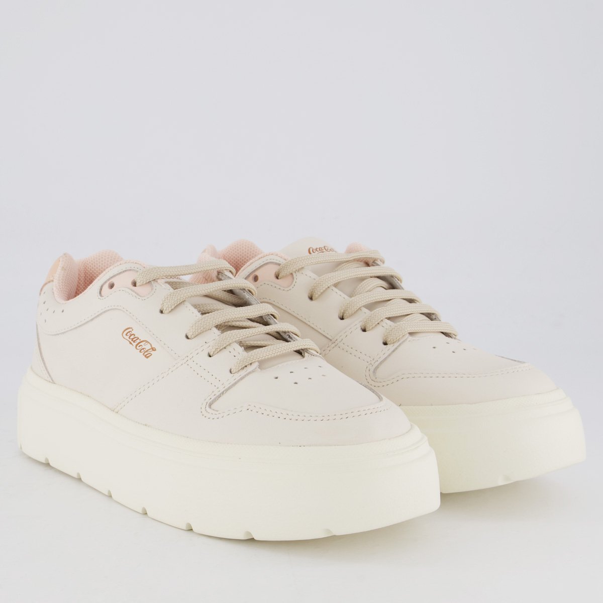 Tênis Coca Cola Harmony Feminino Off White Bege 2