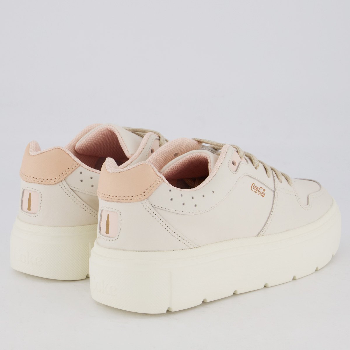Tênis Coca Cola Harmony Feminino Off White Bege 3