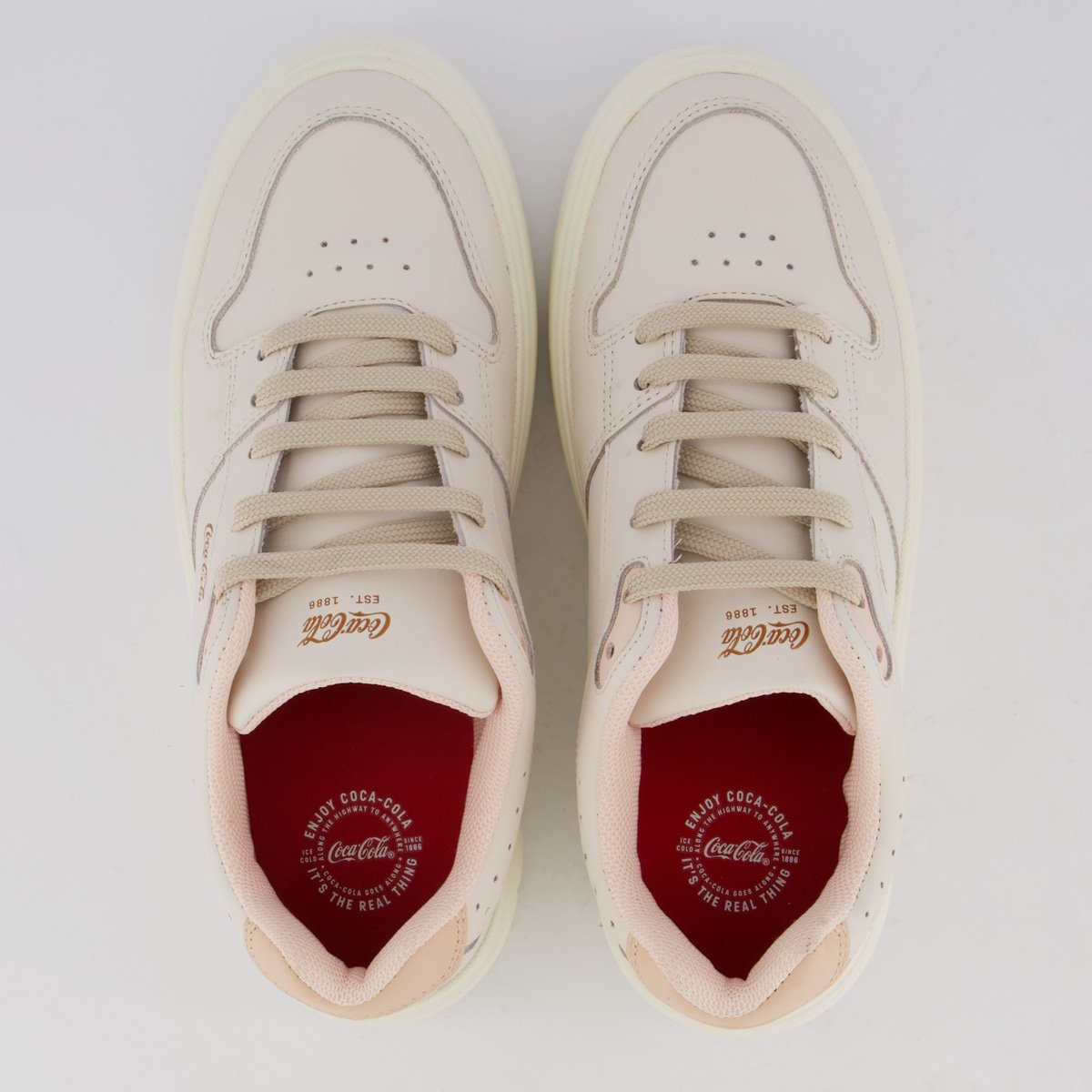Tênis Coca Cola Harmony Feminino Off White Bege 4