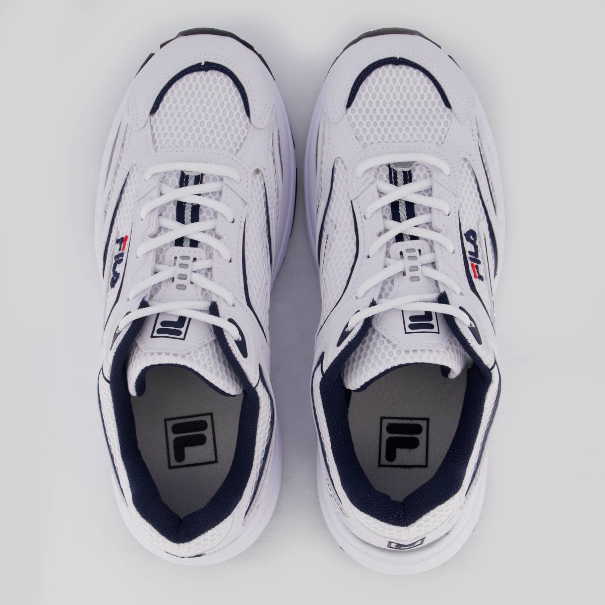 Tênis Fila Runner 2k Branco e Marinho Branco/Marinho 4