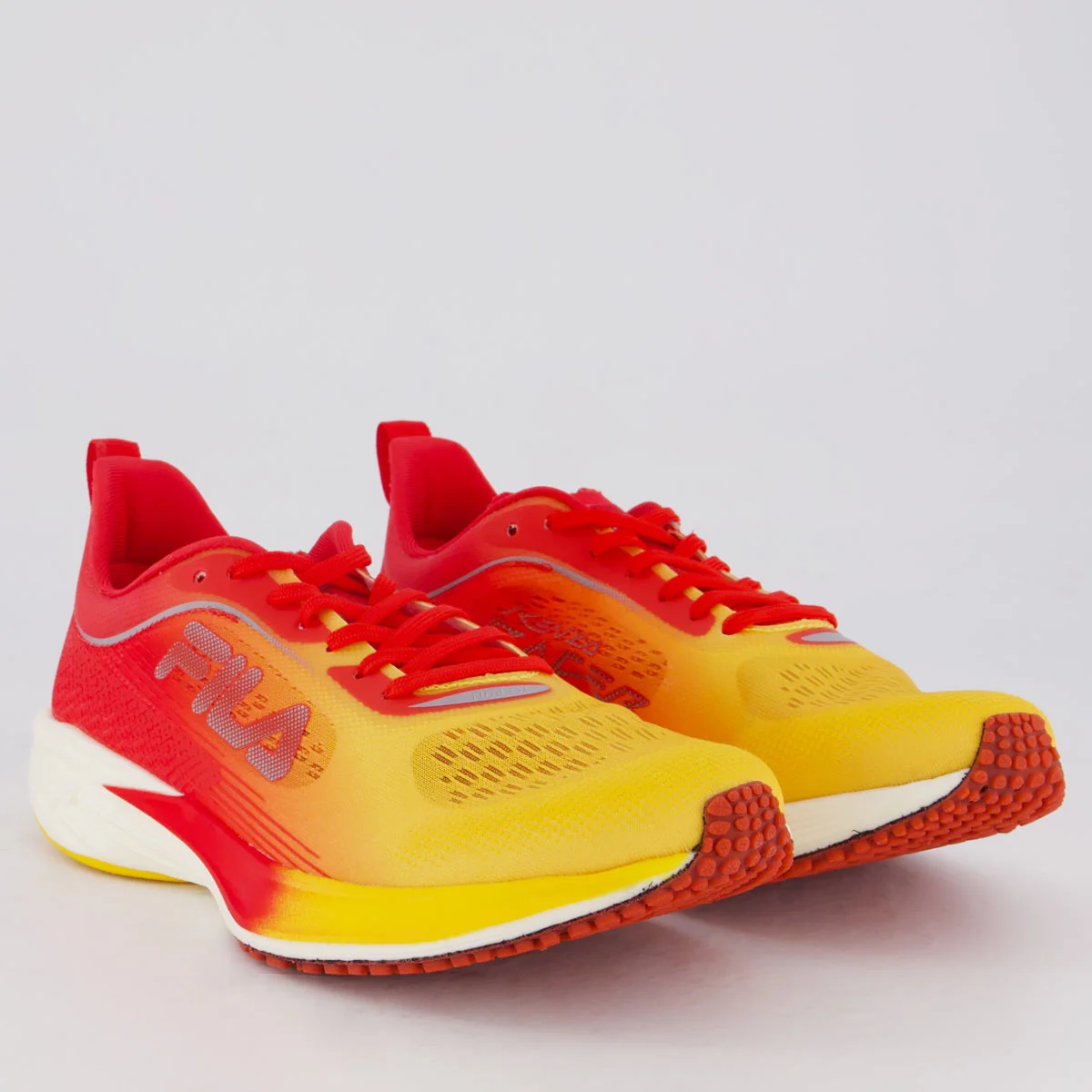 Tenis Fila Kr6 Frame Feminino Vermelho e Amarelo Vermelho/Amarelo 2