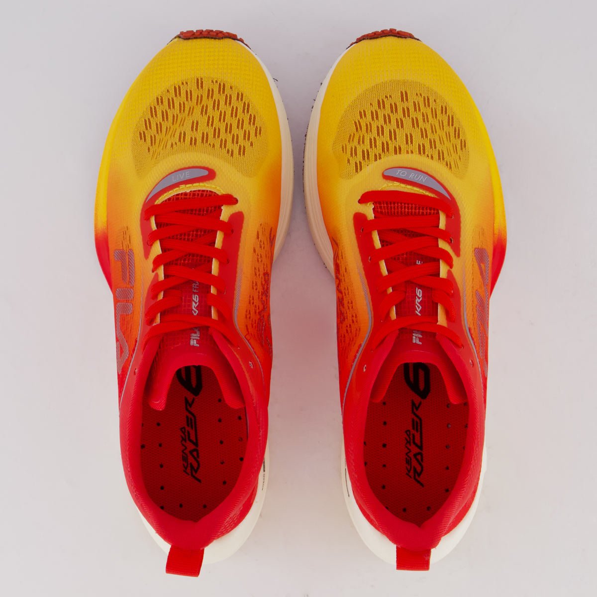 Tenis Fila Kr6 Frame Feminino Vermelho e Amarelo Vermelho/Amarelo 4