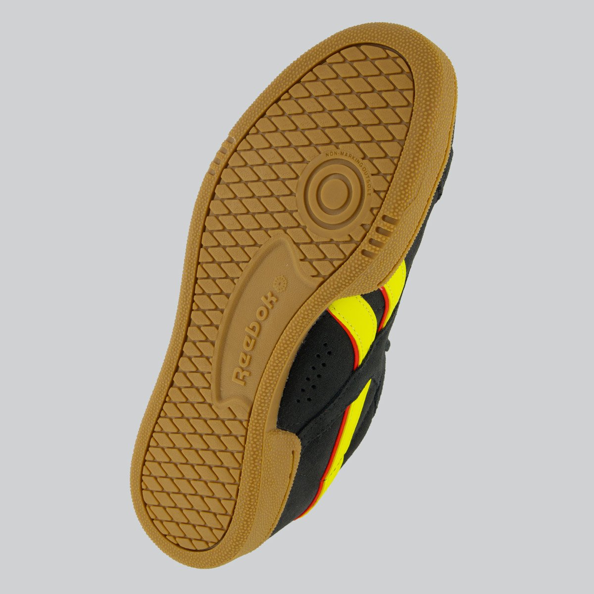 Tênis Reebok Club C Grounds Preto e Amarelo Preto/Amarelo 5