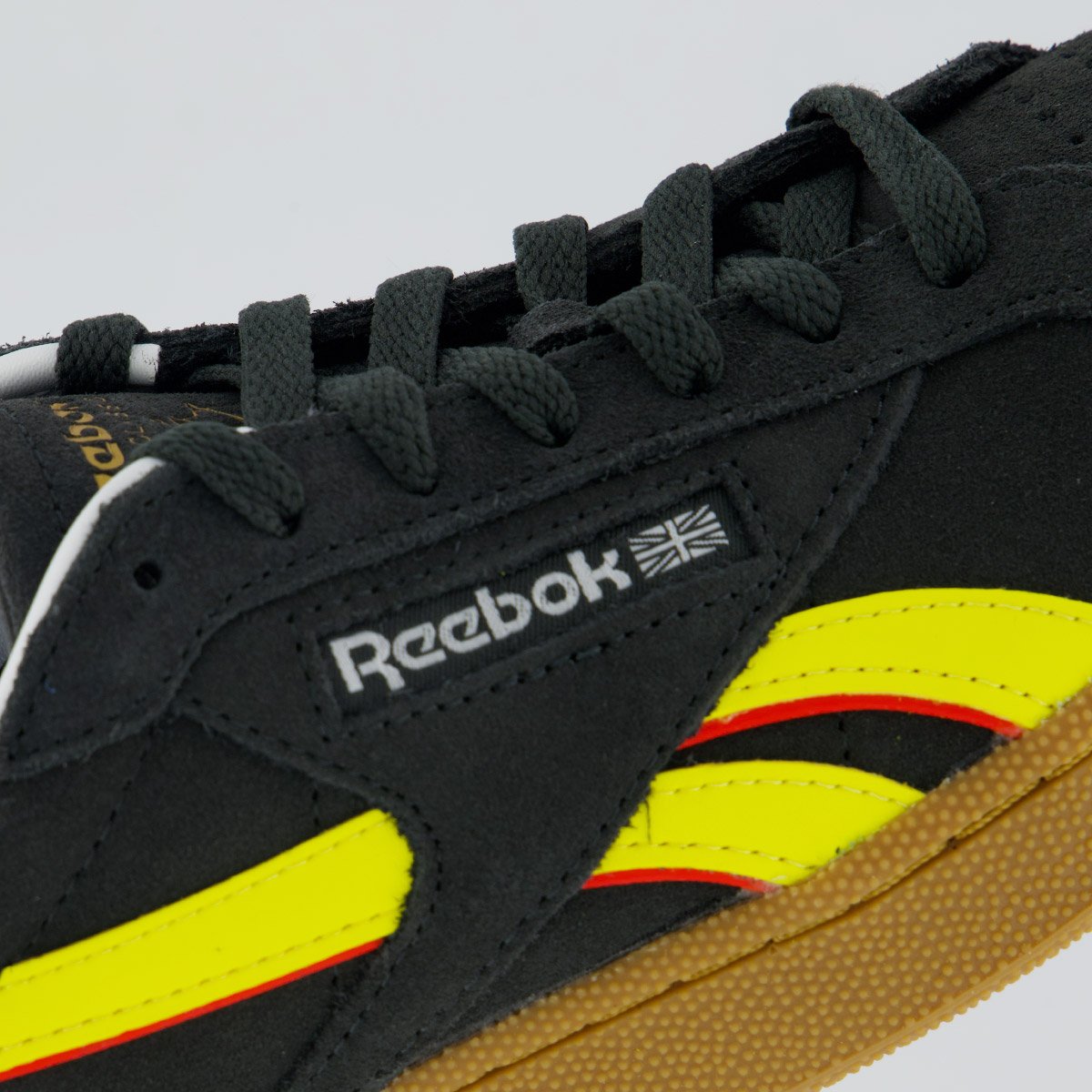 Tênis Reebok Club C Grounds Preto e Amarelo Preto/Amarelo 7