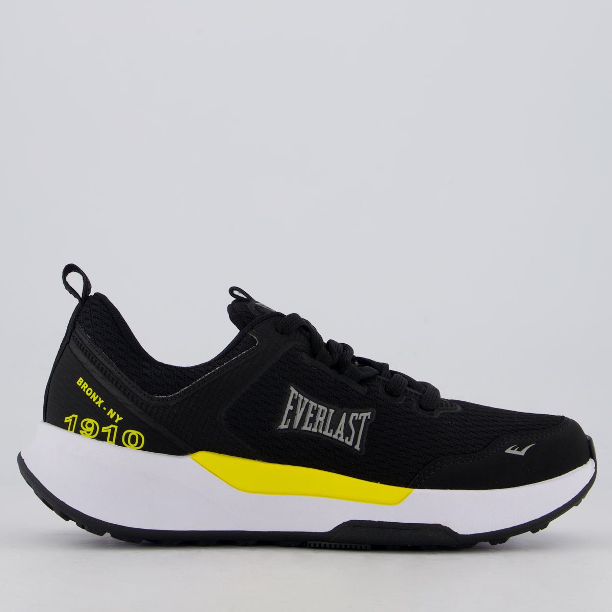 Tênis Everlast Solo Preto e Amarelo