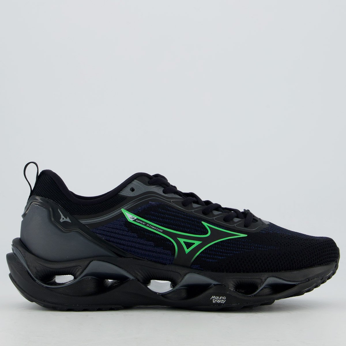 Tênis Mizuno Wave Stratos 3 Preto
