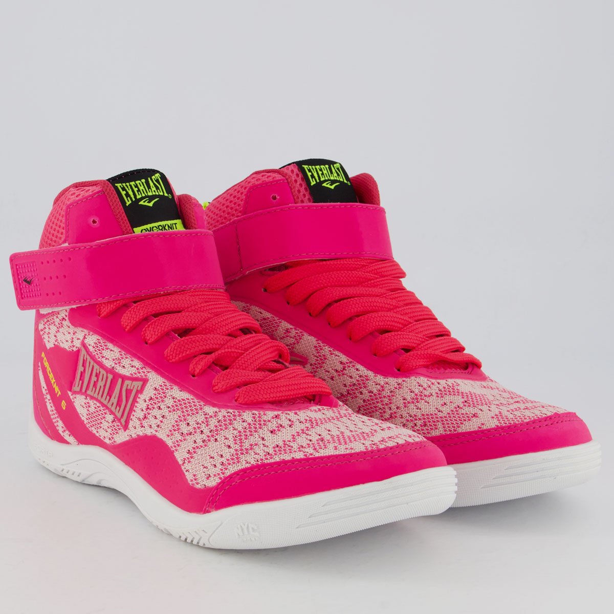 Tênis Everlast Forceknit 6 Feminino Rosa e Preto Rosa 2