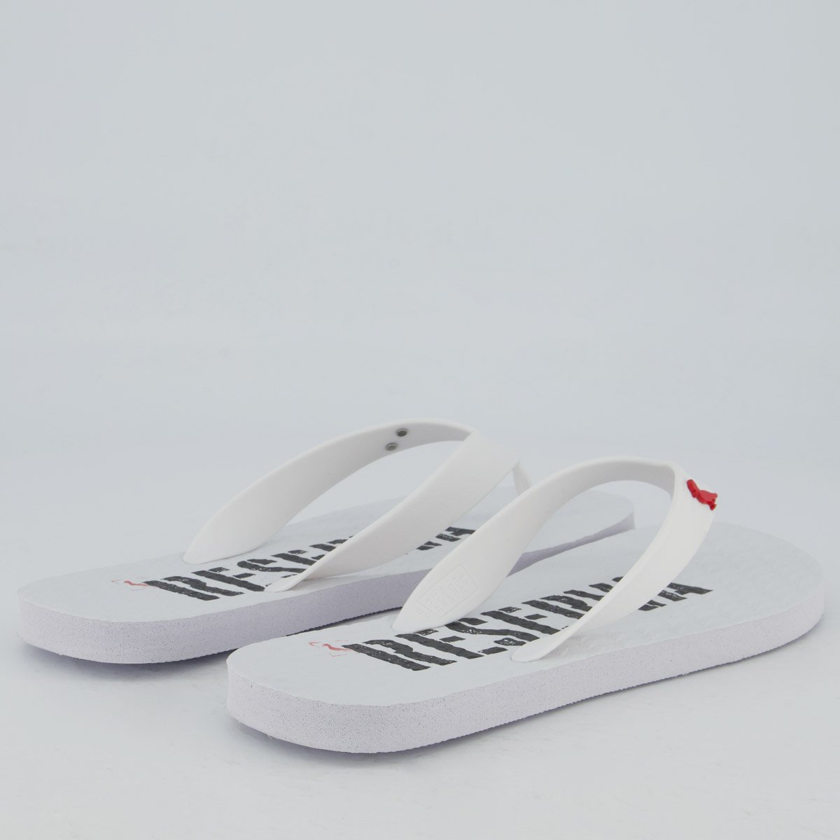 Chinelo Reserva Stencil Branco Branco 4
