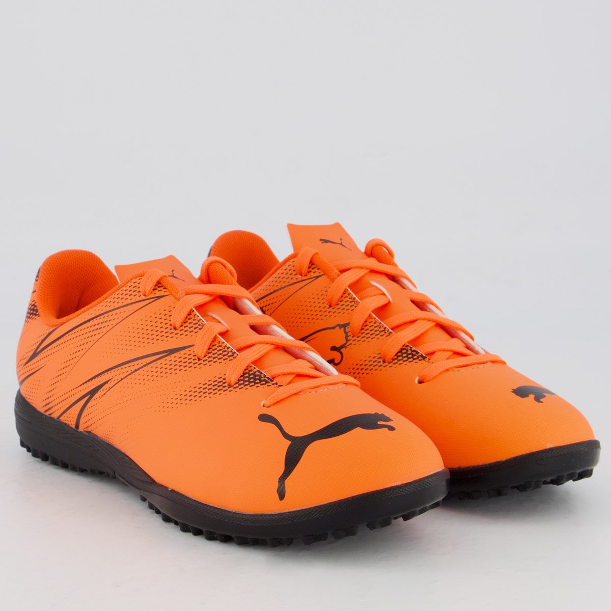 Chuteira Puma Attacanto TT Society Juvenil Laranja Laranja 2