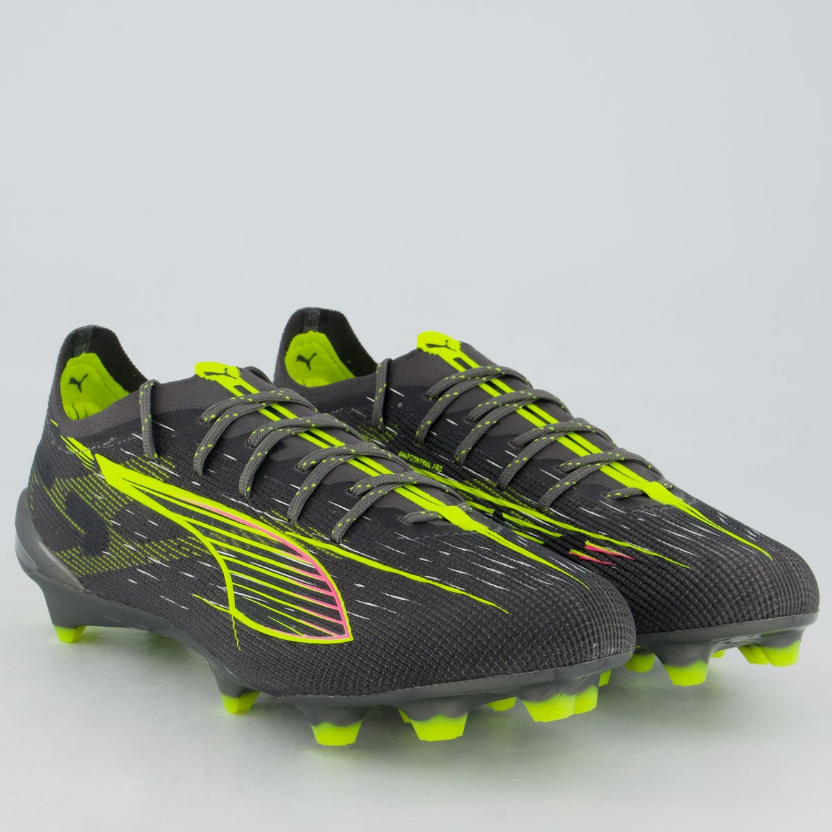 Chuteira Puma Ultra 5 Ultimate FG Campo Cinza Escuro Cinza Escuro