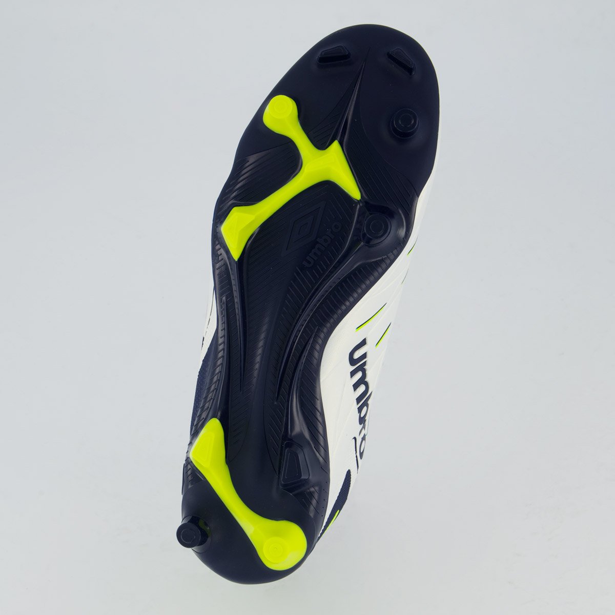 Chuteira Umbro Domain Campo Marinho e Verde Marinho/Verde 5