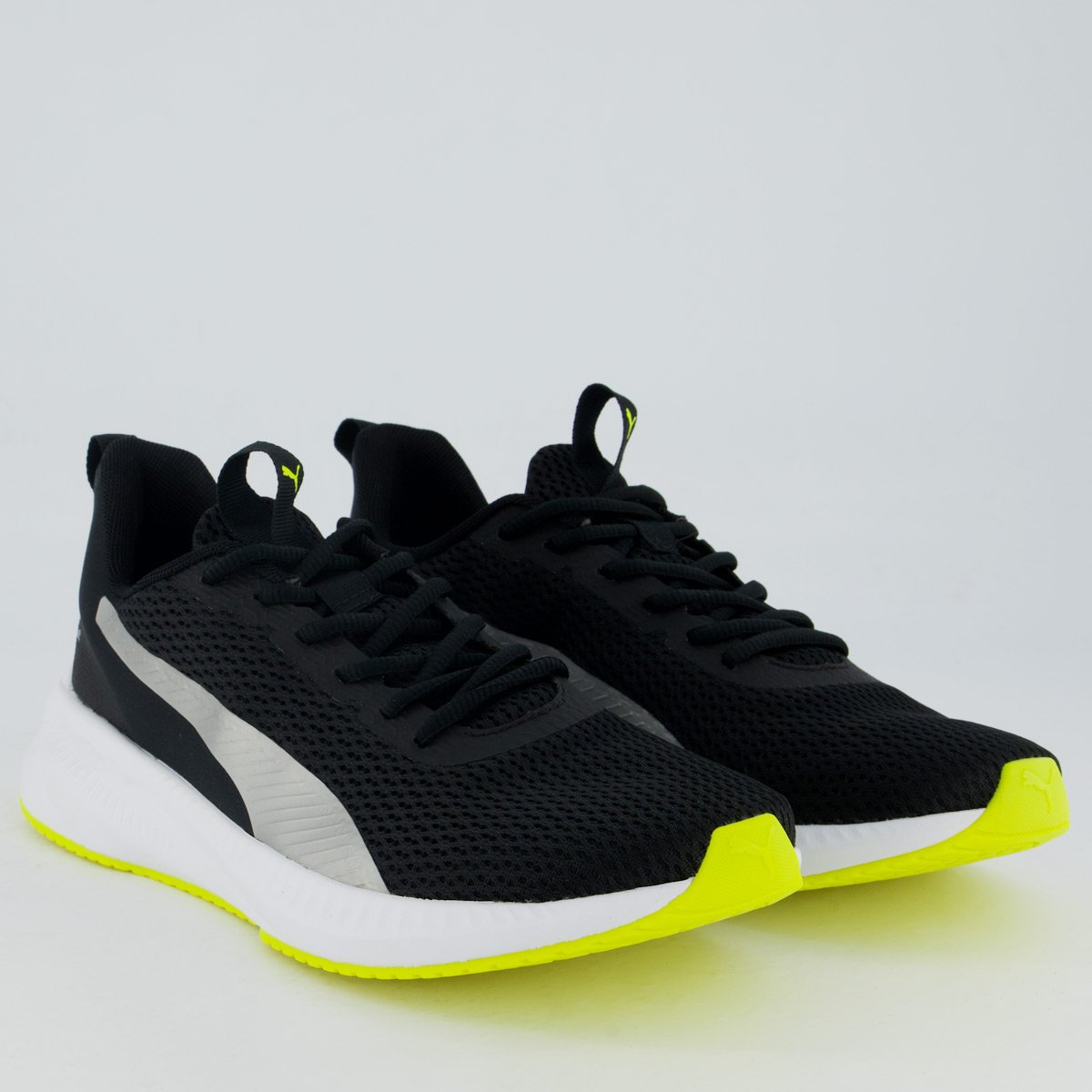 Tênis Puma Flyer Lite 3 Preto e Cinza Preto/Cinza 2