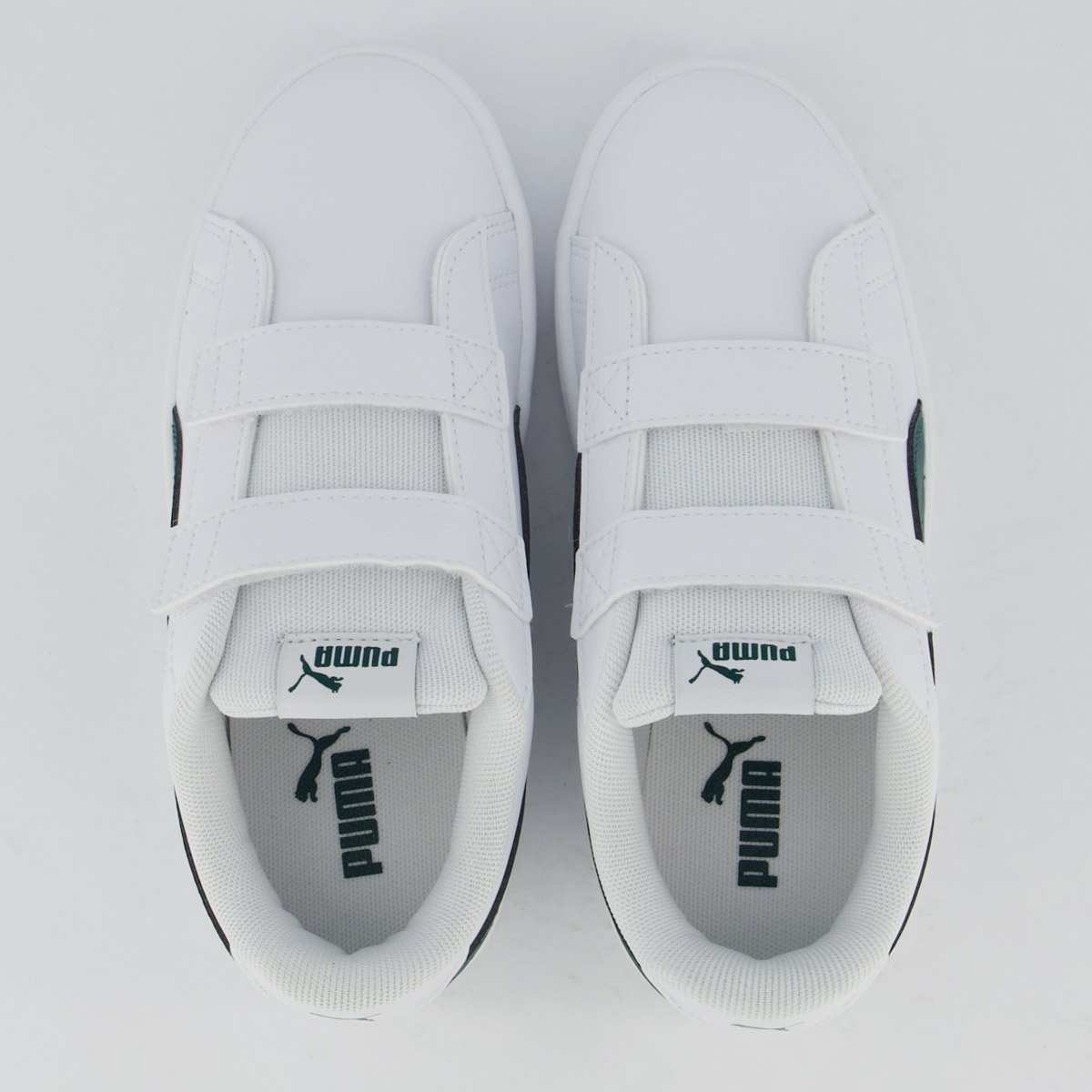 Tênis Puma Rickie Classic V PS Infantil Branco e Verde Branco/Verde 4