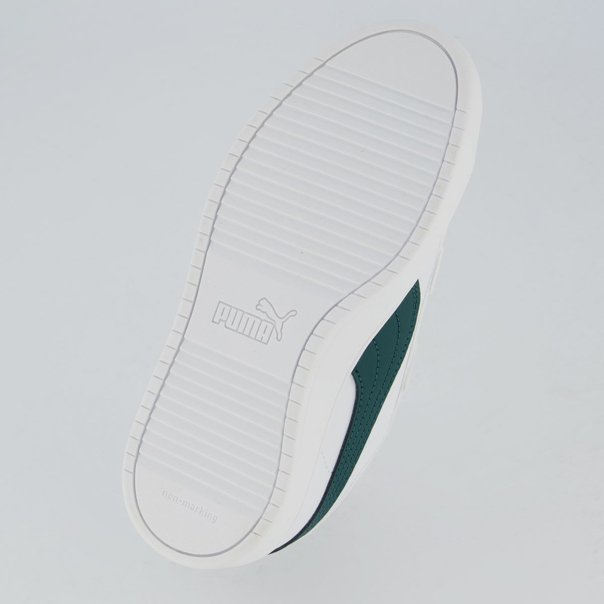 Tênis Puma Rickie Classic V PS Infantil Branco e Verde Branco/Verde 5