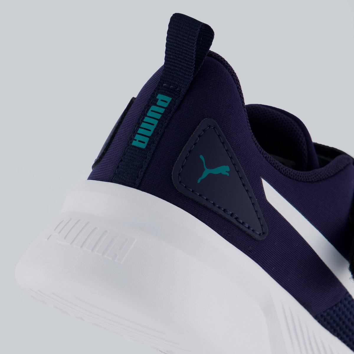 Tênis Puma Flyer Runner V PS Infantil Marinho e Branco Marinho/Branco 7