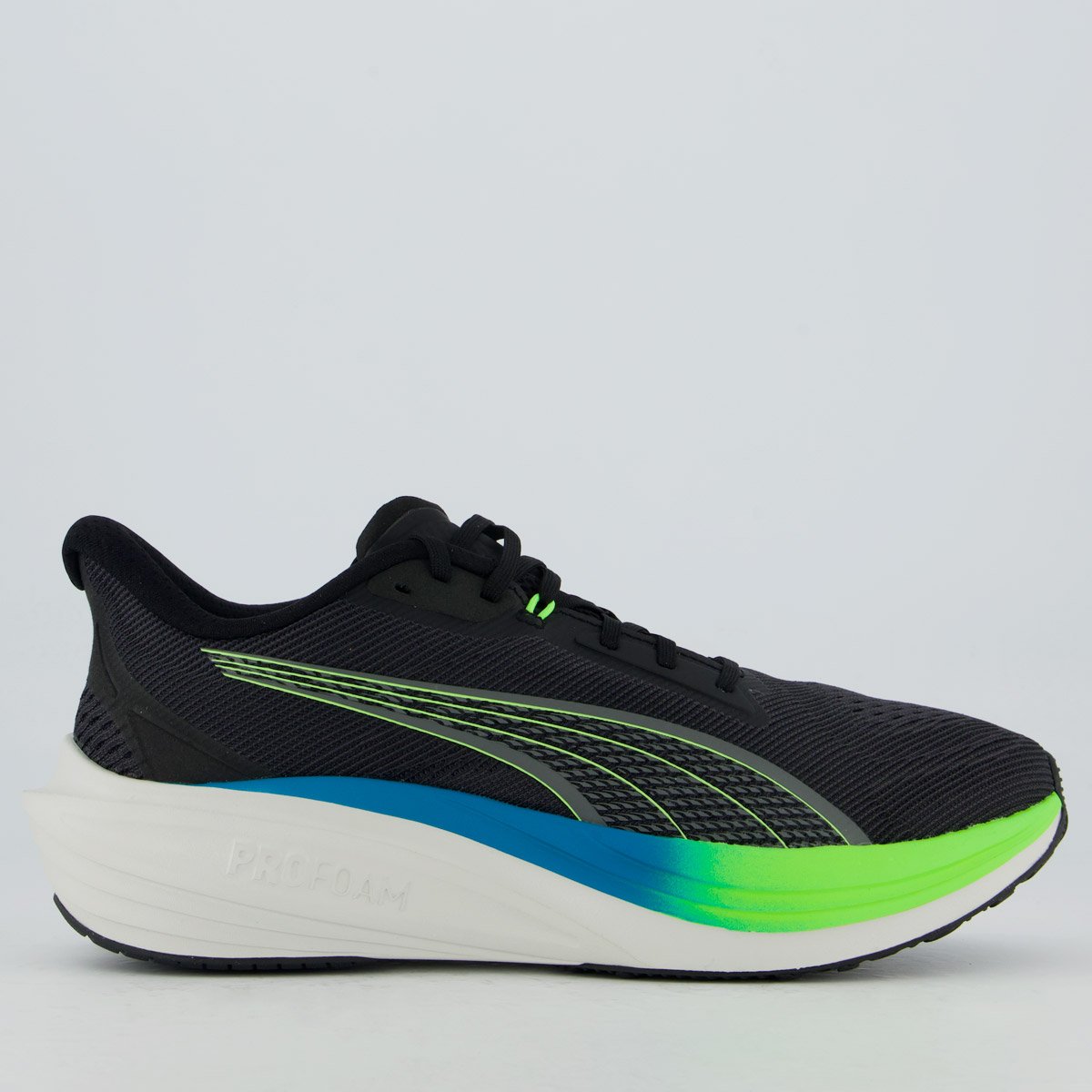 Tênis Puma Darter Pro Preto e Verde