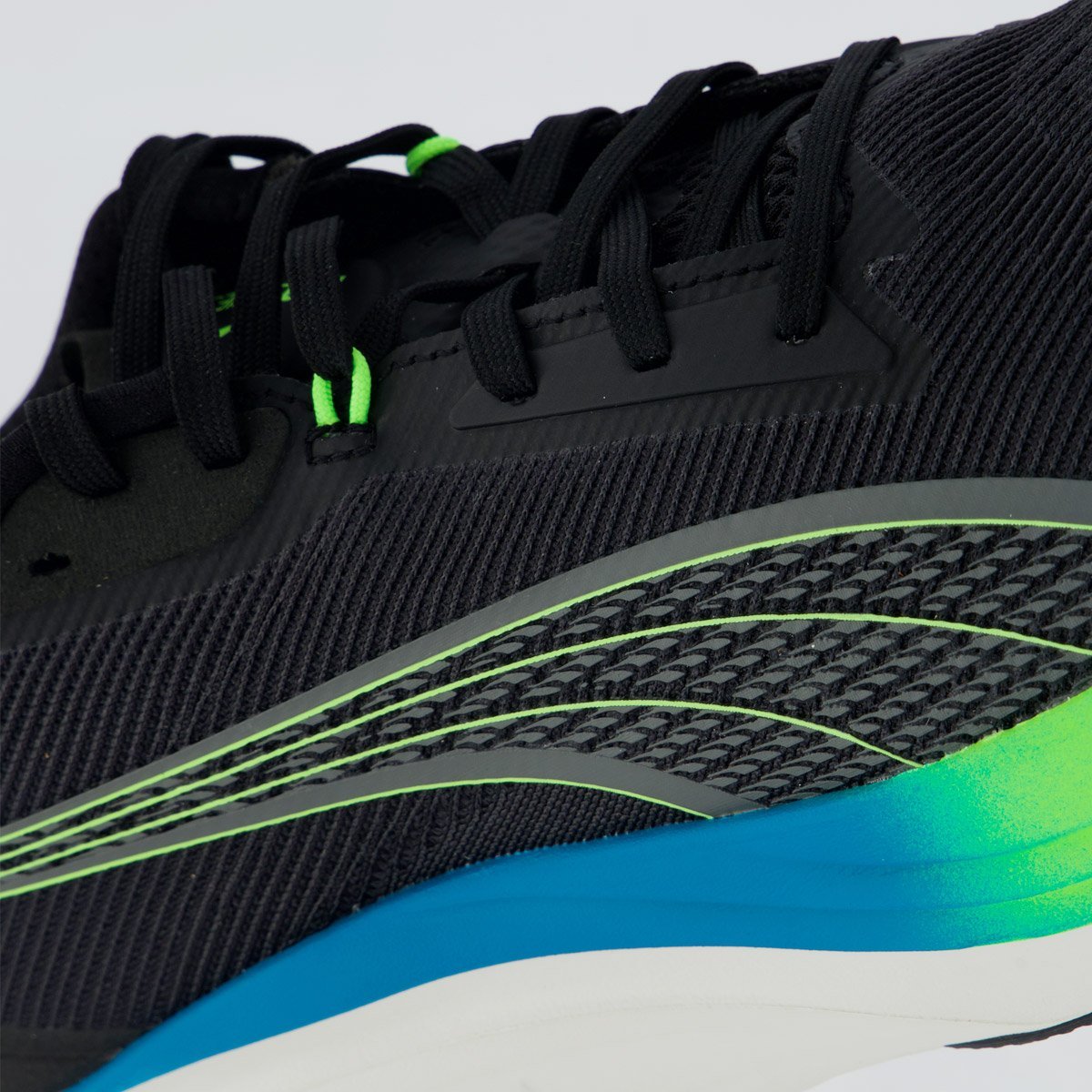Tênis Puma Darter Pro Preto e Verde Preto/Verde 7