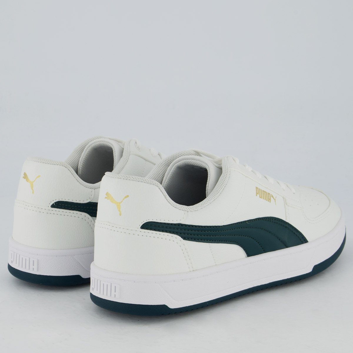 Tênis Puma Caven 2.0 BDP Branco e Verde Branco/Verde 3