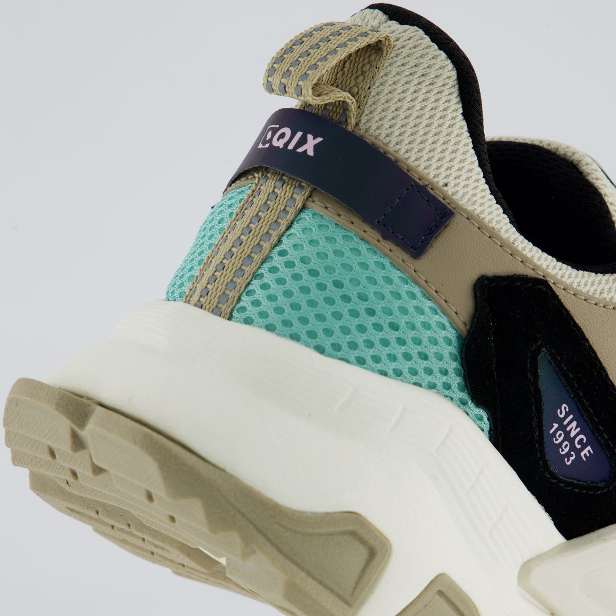 Tênis Qix Trek Reflexivo Esportivo Bege e Rose Multicores 6