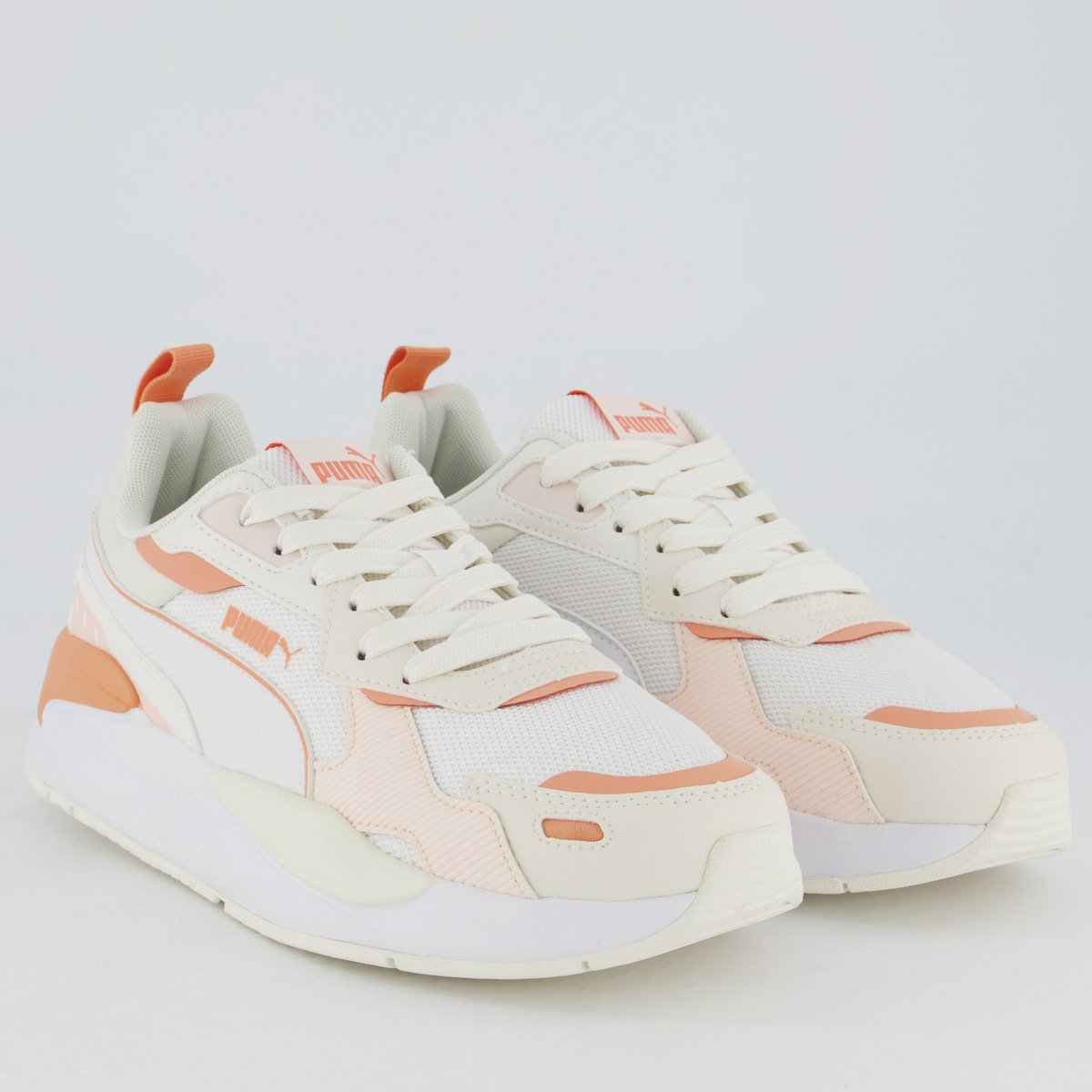 Tênis Puma X-Ray 3 BDP Feminino Branco e Rosa Off White/Salmão 2