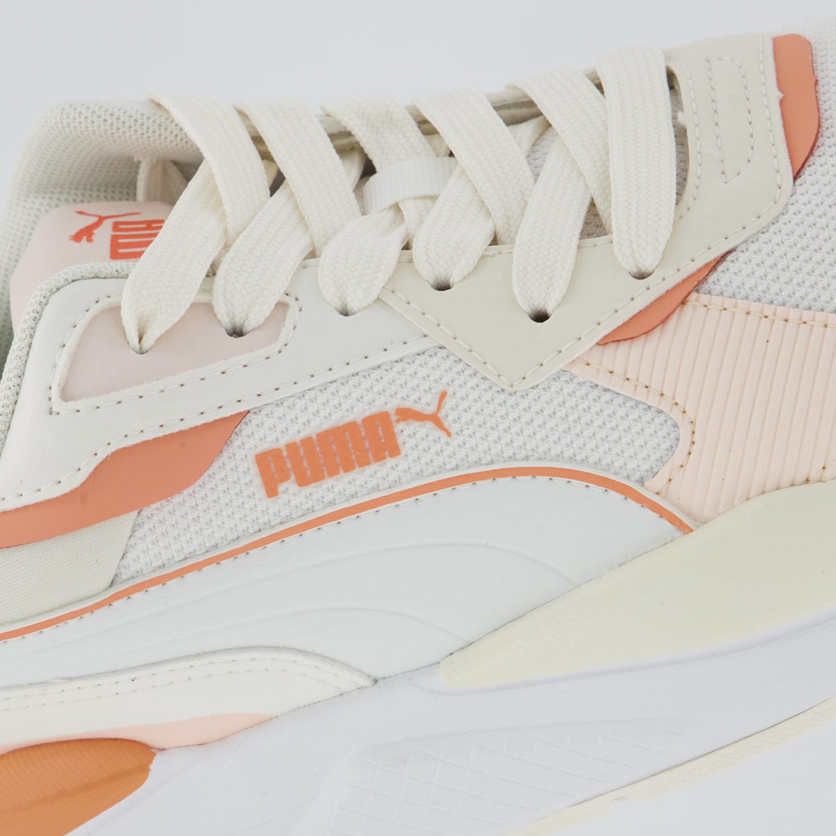 Tênis Puma X-Ray 3 BDP Feminino Branco e Rosa Off White/Salmão 7