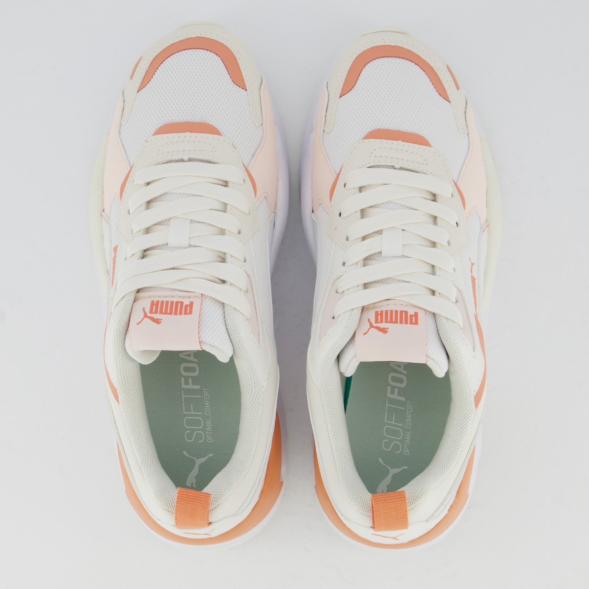 Tênis Puma X-Ray 3 BDP Feminino Branco e Rosa Off White/Salmão 4