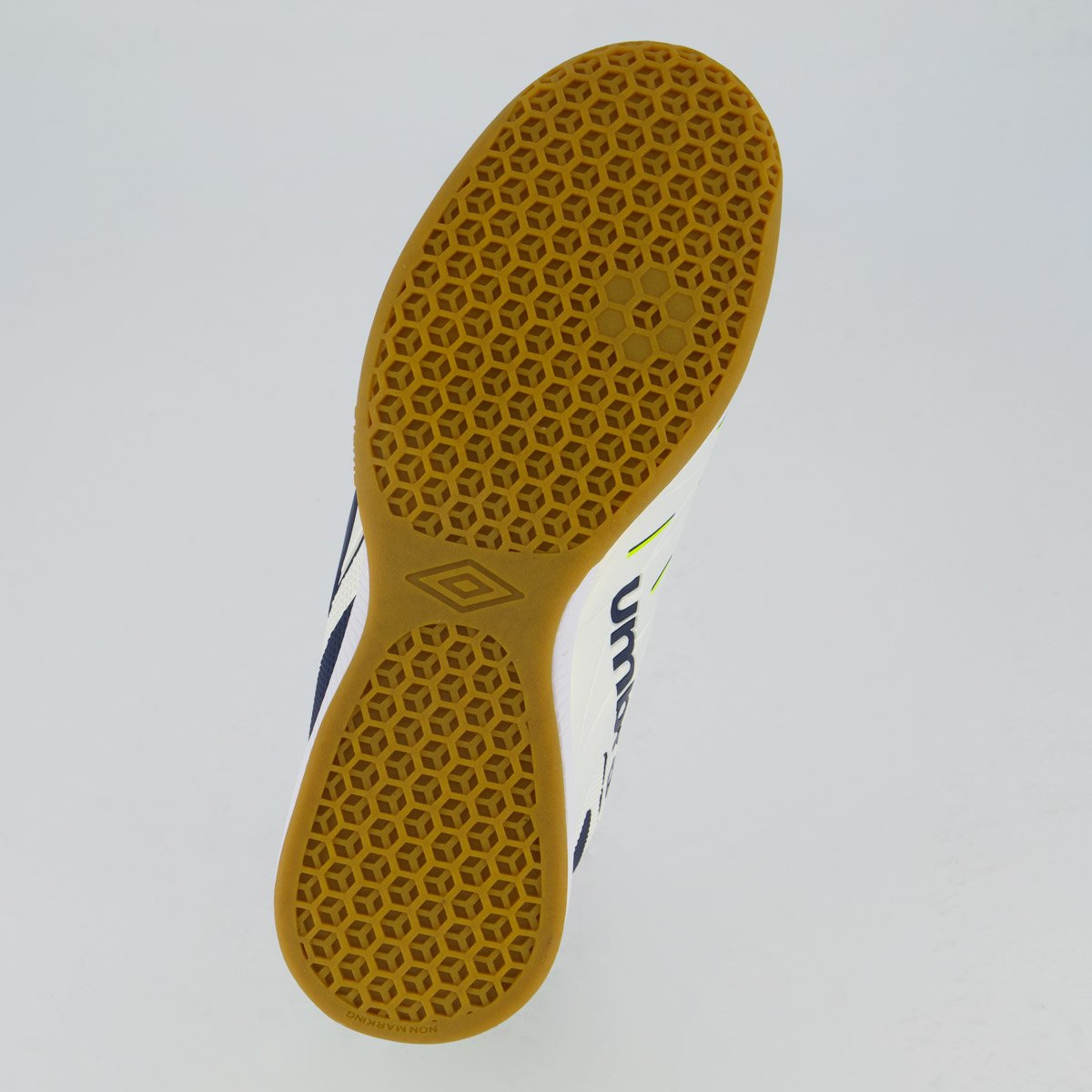 Chuteira Umbro Domain Futsal Marinho Branco/Azul Marinho 5