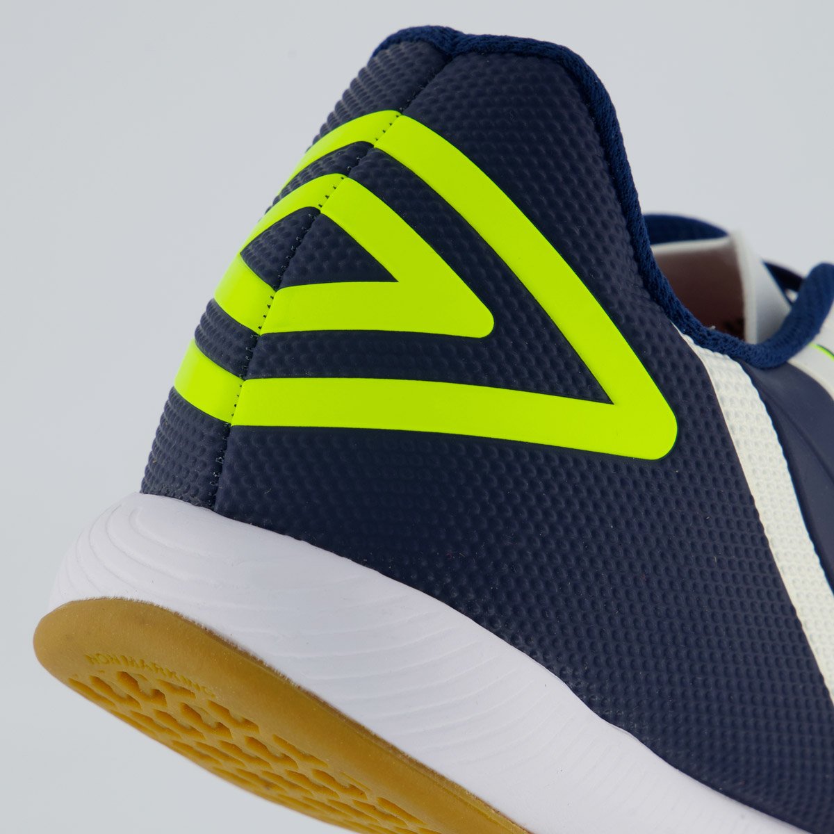Chuteira Umbro Domain Futsal Marinho Branco/Azul Marinho 6