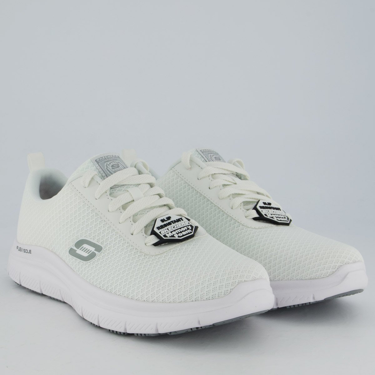 Tênis Skechers Flex Advantage SR Branco Branco 2