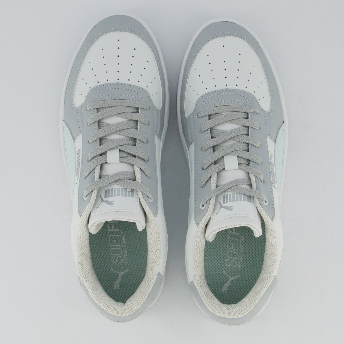 Tênis Puma Caven 2.0 BDP Feminino Branco e Azul Branco/Cinza 4