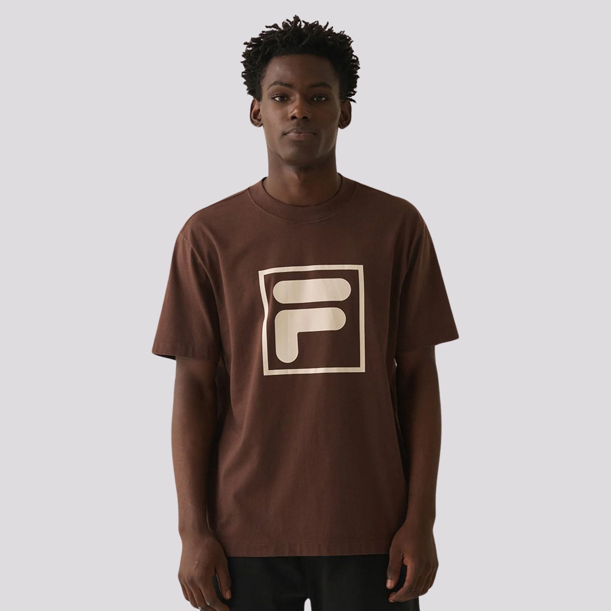 Camiseta Fila Comfort F-Box Union Classics Marrom Marrom 1
