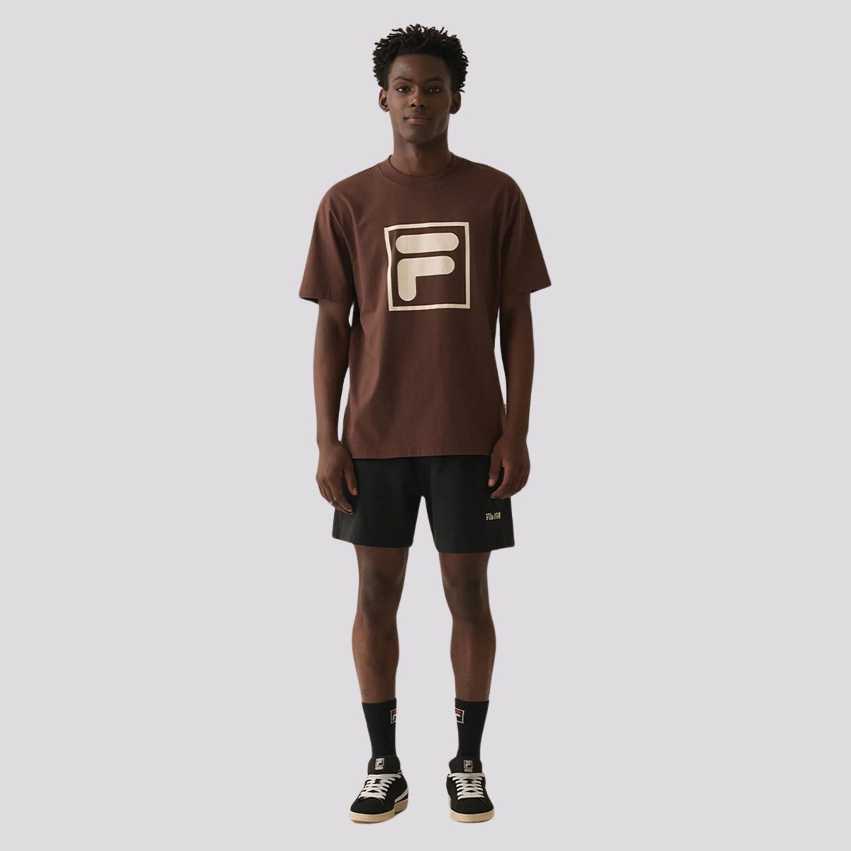 Camiseta Fila Comfort F-Box Union Classics Marrom Marrom 3