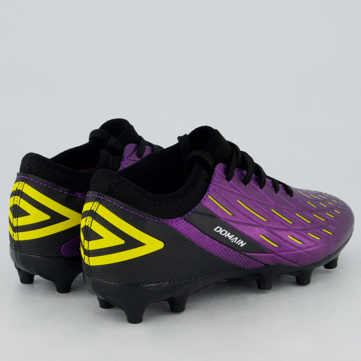 Chuteira Umbro Domain Campo Juvenil Roxa e Preta Roxo 2