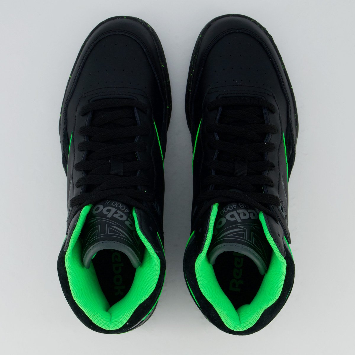 Tênis Reebok BB 4000 II Preto e Verde Preto 4