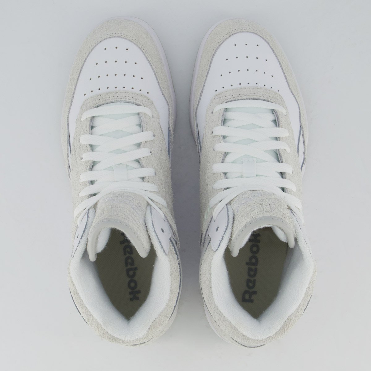 Tênis Reebok BB 4000 II Mid Branco e Bege Branco/Bege 4